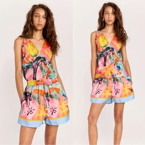 Romy Rodeo Shore and Camisole in Artistic Print